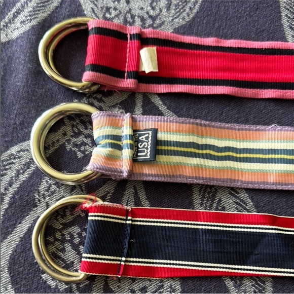 Striped Ribbon Belt - Picture 2 of 4